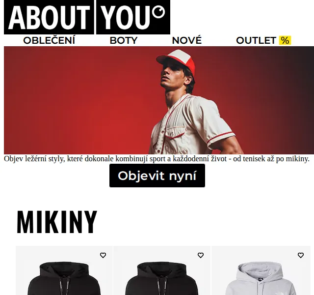 ABOUT YOU: Sportovní look za skvělé ceny – červenec 2026 | Nuslet.cz