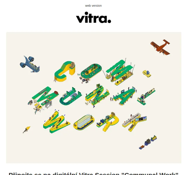 Vitra: Pozvánka na digitální Session Communal Work – červen 2026 | Nuslet.cz
