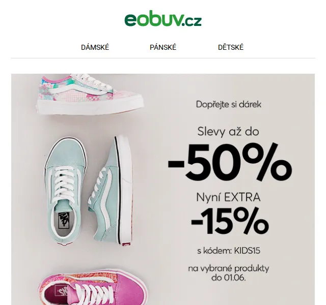 eobuv.cz: Extra -15 % na boty a kabelky – červenec 2026 | Nuslet.cz