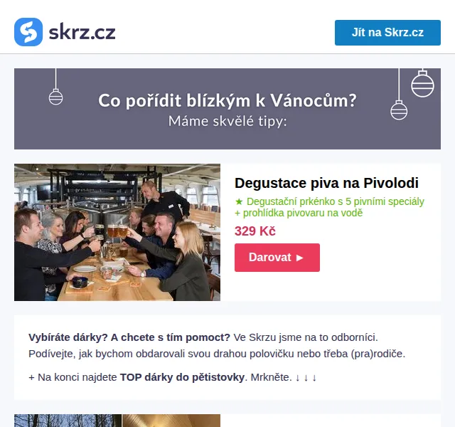 Vánoce na Skrz: Hity od 179 Kč – červen 2026 | Nuslet.cz