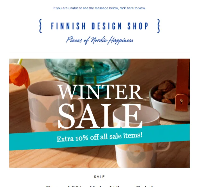 Finnish Design Shop: Extra 10% sleva na Winter Sale – červen 2026 | Nuslet.cz