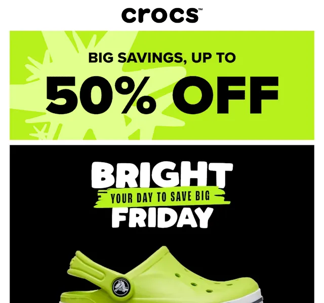 Crocs: Sleva až 50 % – červen 2026 | Nuslet.cz