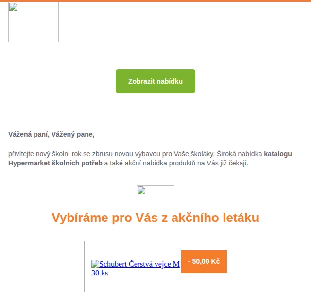 Globus Bonus: Schubert vejce, Coca Cola, Banány – srpen 2026 | Nuslet.cz
