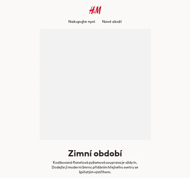 H&M Fashion: Flanelové pyžamo za 849 Kč – červen 2026 | Nuslet.cz
