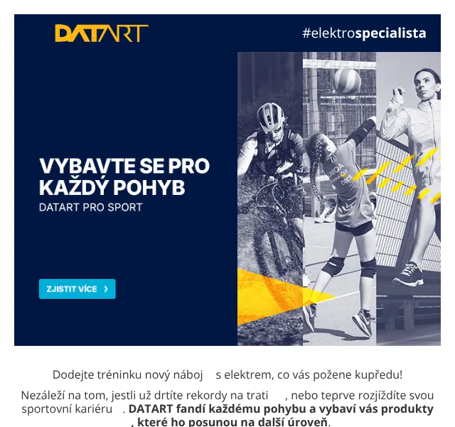 DATART: Sportovní elektro – květen 2026 | Nuslet.cz