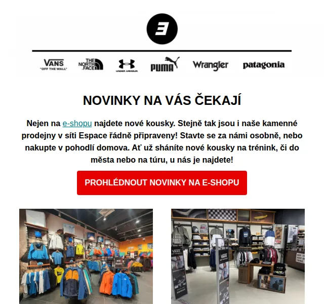 ESPACE: Nové kolekce na e-shopu i v prodejnách – červen 2026 | Nuslet.cz