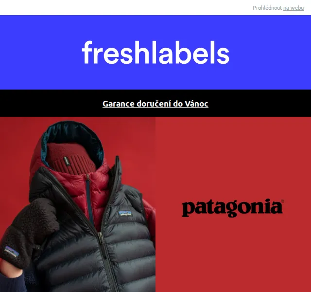 Freshlabels: Vánoční dárky Patagonia a Carhartt – prosinec 2026 | Nuslet.cz