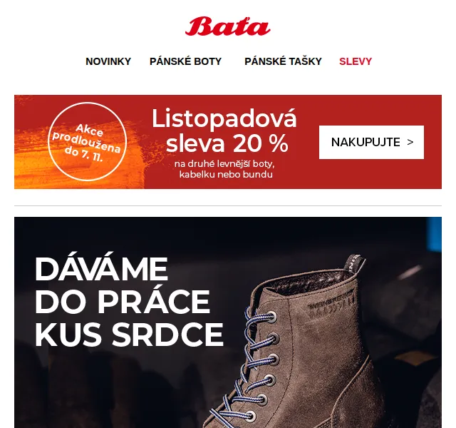 Baťa: Nová kolekce Weinbrenner – ručně vyráběné boty – červen 2026 | Nuslet.cz