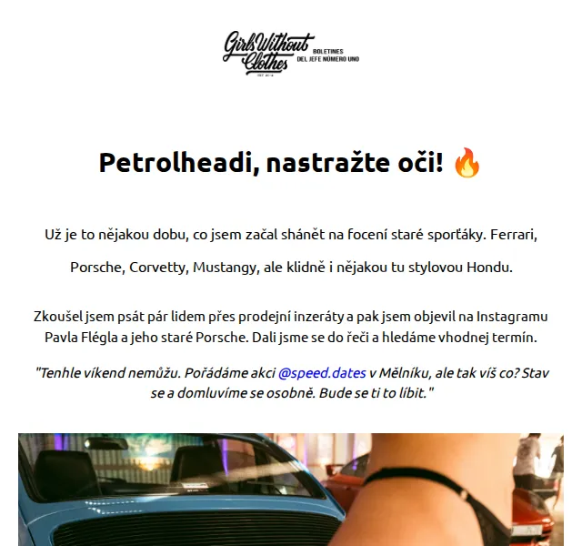 Girls Without Clothes: poštovné zdarma + nová kolekce prádla – červenec 2026 | Nuslet.cz