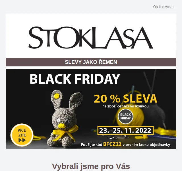 Stoklasa: Sleva až 30 % na kreativní potřeby – červen 2026 | Nuslet.cz