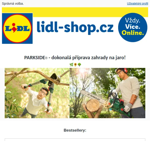 Lidl: PARKSIDE slevy až 36 % na jarní zahradu – červen 2026 | Nuslet.cz