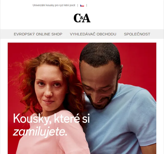 C&A: Trička a letní výprodej až -70 % – červen 2026 | Nuslet.cz