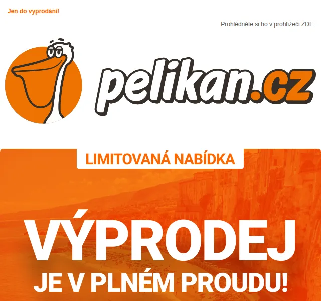 ✈ Pelikan.cz: Chorvatsko bez omezení a letenky od 296 Kč – červen 2026 | Nuslet.cz