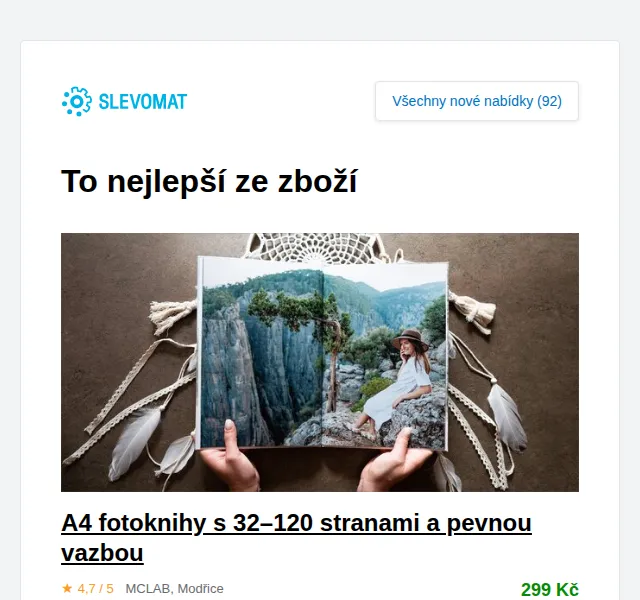 Slevomat: Vyvolání 49–100 fotografií od 139 Kč – červen 2026 | Nuslet.cz