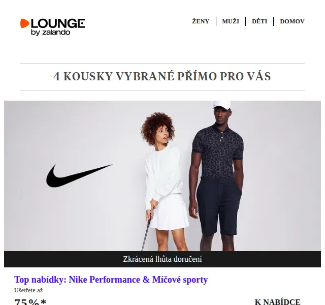 Lounge by Zalando: Nike, Steve Madden, Lindex – slevy až 75 % – červen 2026 | Nuslet.cz