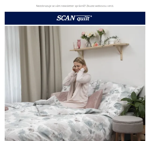 Lucie T. | SCANquilt.cz: Letní povlečení SATÉN DESIGN – červen 2026 | Nuslet.cz