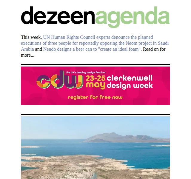 Dezeen Daily: Nendo pivo s dvěma táhly – červenec 2026 | Nuslet.cz