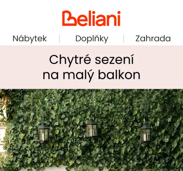 Beliani: Zahradní nábytek až -34 % – červenec 2026