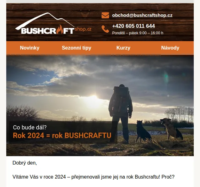 Bushcraftshop: Jubilejní 10. rok a novinky – červen 2026 | Nuslet.cz