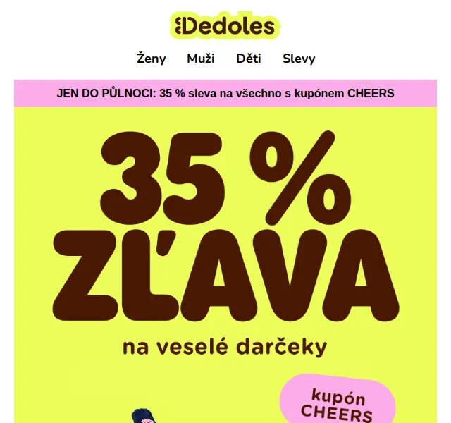 Dedoles.cz: Sleva 35 % na vše – červen 2026 | Nuslet.cz