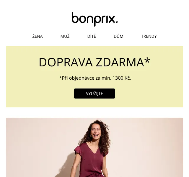 Bonprix: Letní kolekce – doprava zdarma – červen 2026