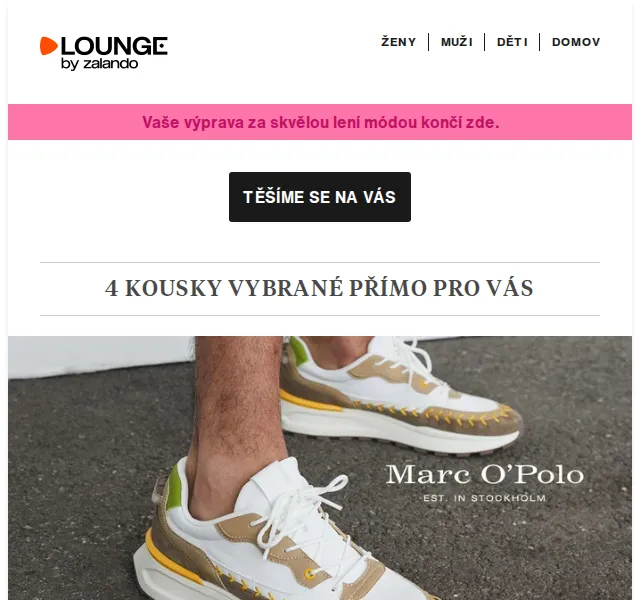 Lounge by Zalando: Marc O'Polo, Vans, Lindex – slevy až 75 % | červen 2026 | Nuslet.cz