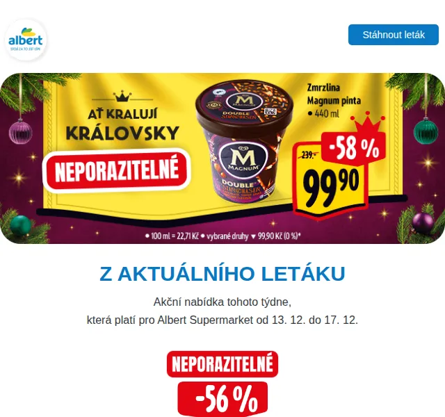 Albert: Coca-Cola, Monte a pomeranče od 24,90 Kč – prosinec 2026 | Nuslet.cz