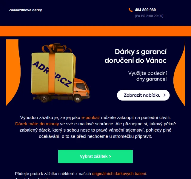 Adrop.cz: Dárkové zážitky a poukazy – červen 2026 | Nuslet.cz