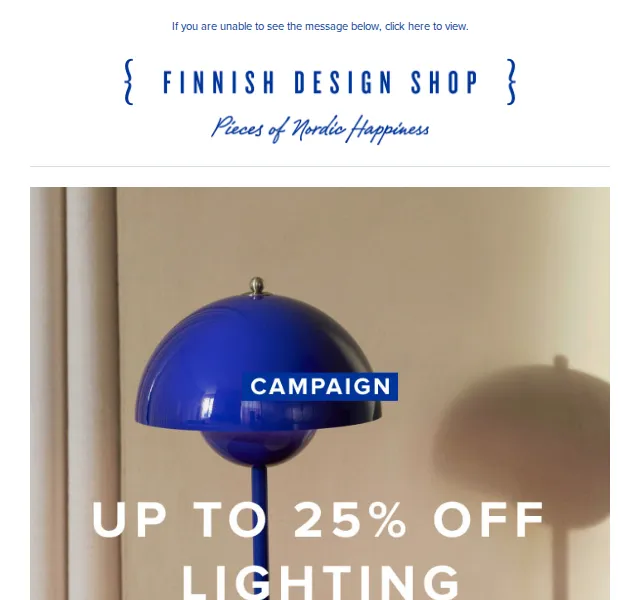 Finnish Design Shop: sleva až 25 % na osvětlení – červen 2026 | Nuslet.cz
