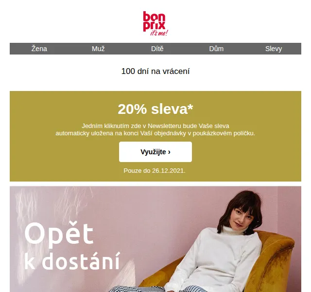 Bonprix: 20% sleva na módu – červen 2026 | Nuslet.cz