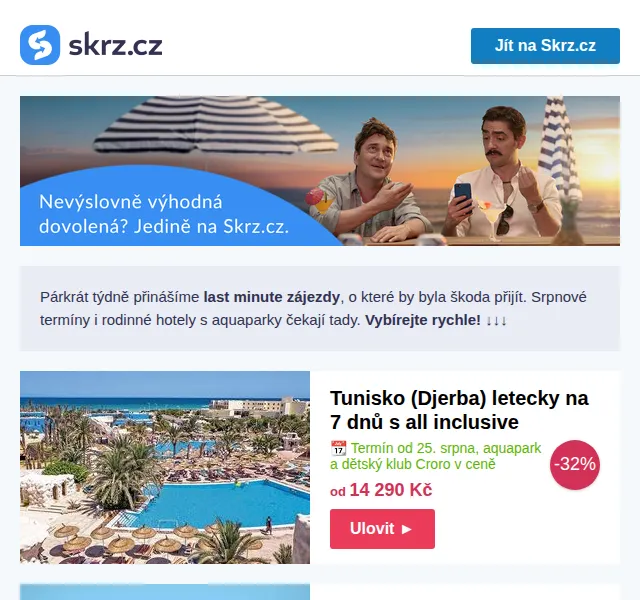 Vánoce na Skrz: All inclusive dovolené od 14 290 Kč – červen 2026 | Nuslet.cz