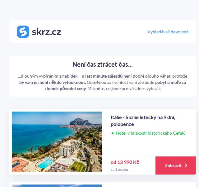 Vánoce na Skrz: last minute zájezdy od 10 990 Kč – červen 2026 | Nuslet.cz