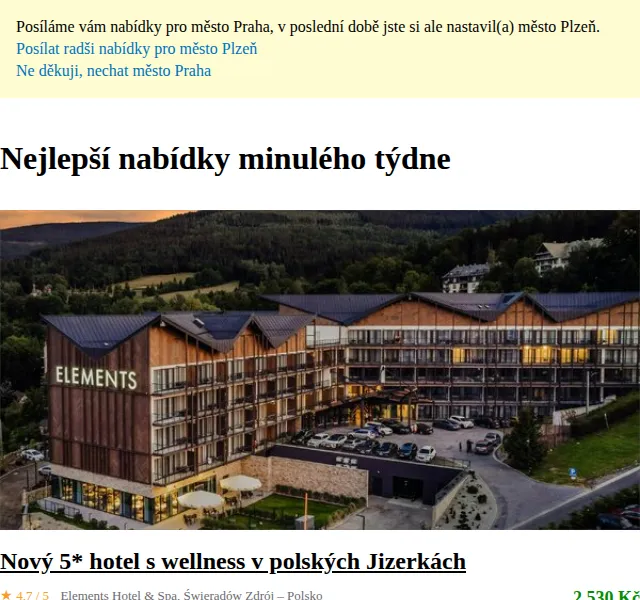 Slevomat: Wellness pobyty od 990 Kč – červen 2026 | Nuslet.cz