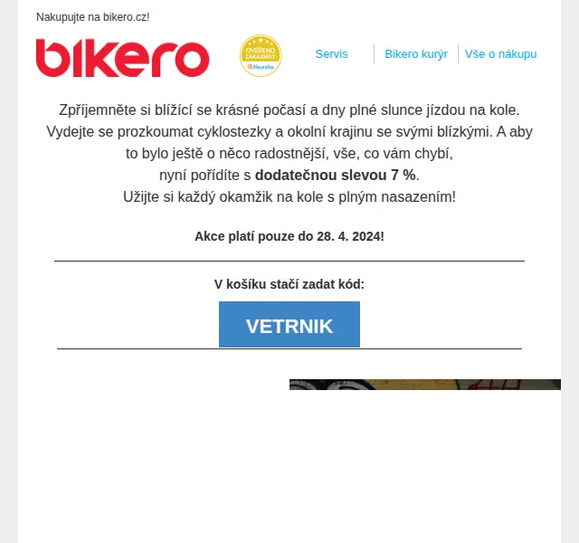 czbikero: Dodatečná sleva 7 % na vše – červen 2026 | Nuslet.cz