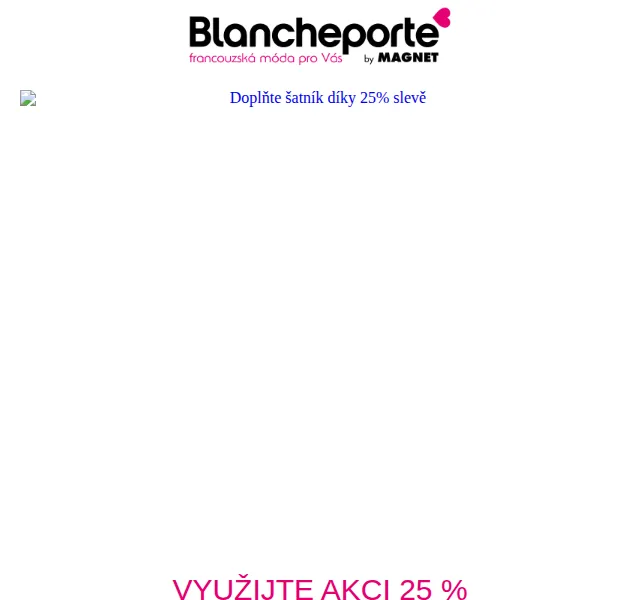 Blancheporte: 25% sleva na sukně a kalhoty – červen 2026 | Nuslet.cz