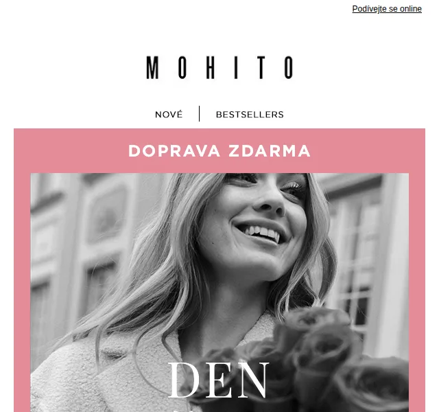 MOHITO: doprava zdarma ke Dni žen – červen 2026 | Nuslet.cz
