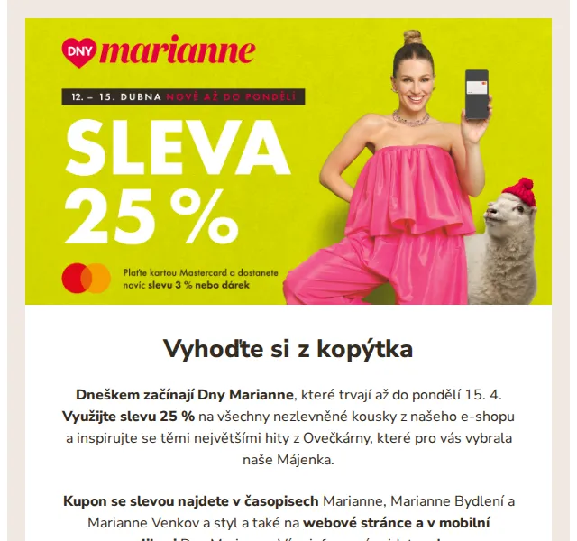 Ovečkárna: Sleva 25 % na vše – červen 2026 | Nuslet.cz