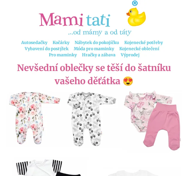 Mamitati.cz: Výprodej oblečků a Baby Nellys – červen 2026 | Nuslet.cz