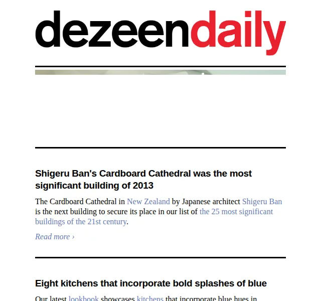 Dezeen Daily: Nová architektura a design – červen 2026 | Nuslet.cz