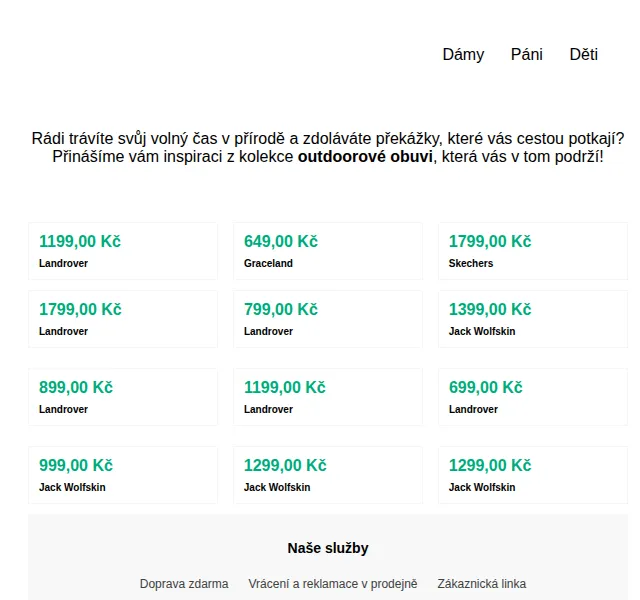 DEICHMANN: Doprava zdarma na outdoor – červen 2026 | Nuslet.cz