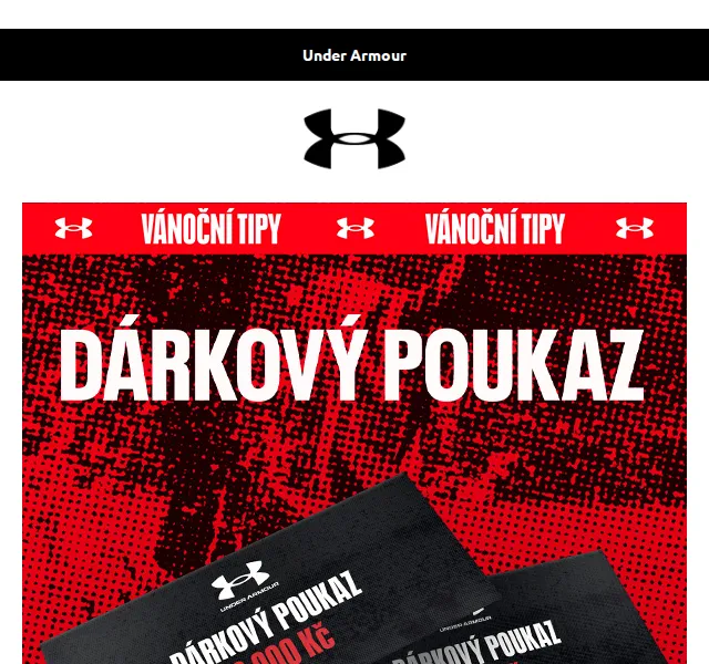 Under Armour: Dárkový poukaz – červen 2026 | Nuslet.cz