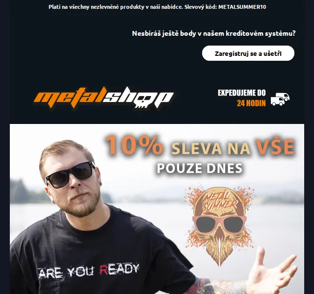 METALSHOP: 10% sleva na vše – červen 2026 | Nuslet.cz
