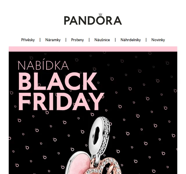 Pandora: sleva 20 % na šperky – červen 2026 | Nuslet.cz