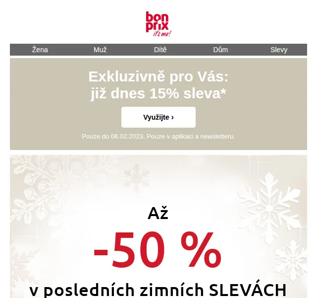 Bonprix: Až -50 % ve slevách + 15 % navíc – červen 2026 | Nuslet.cz
