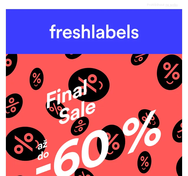 Freshlabels: Cheap Weeks až 60 % sleva – červen 2026 | Nuslet.cz