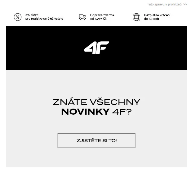4Fstore: nová kolekce na sezónu – červen 2026 | Nuslet.cz