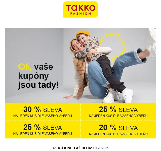 Takko Fashion: VIP slevy až 30 % – červenec 2026 | Nuslet.cz