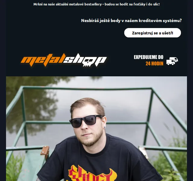 METALSHOP: Metalová trička od 499 Kč – červen 2026 | Nuslet.cz