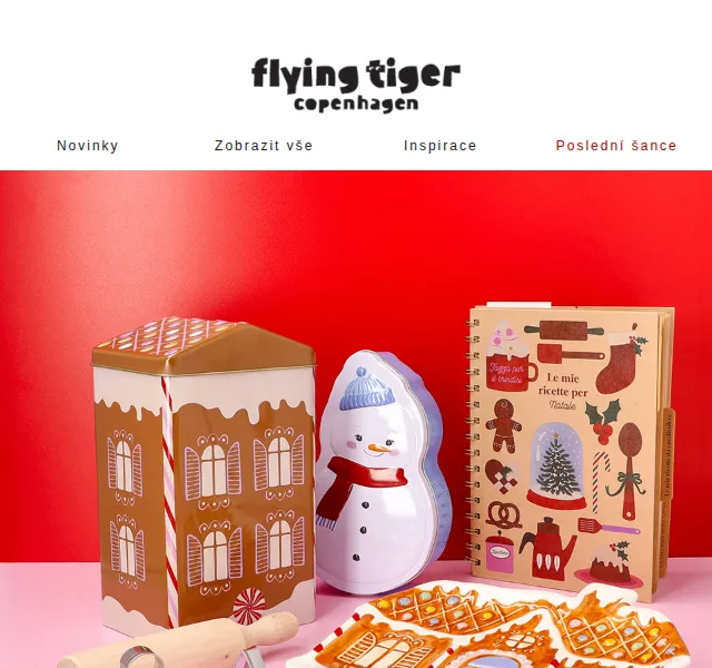 Flying Tiger Copenhagen: Vánoční kuchyňské potřeby – červenec 2026 | Nuslet.cz