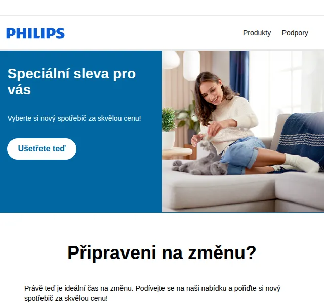 Philips: Speciální sleva na domácí spotřebiče – červen 2026 | Nuslet.cz